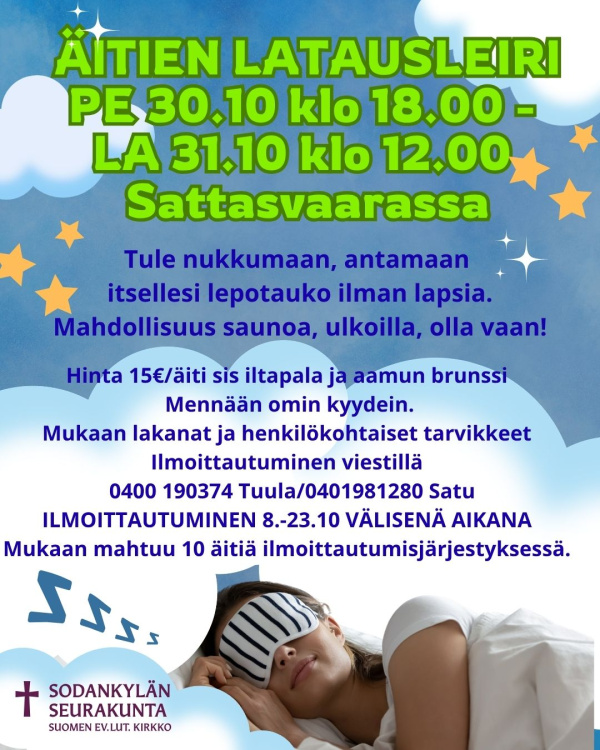 Tietoa äitien lepoleiristä
